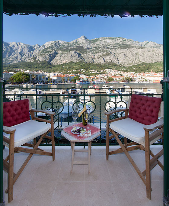 Apartments Columba, Makarska - balcony