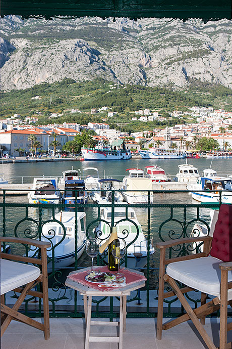 Apartments Columba, Makarska - balcony