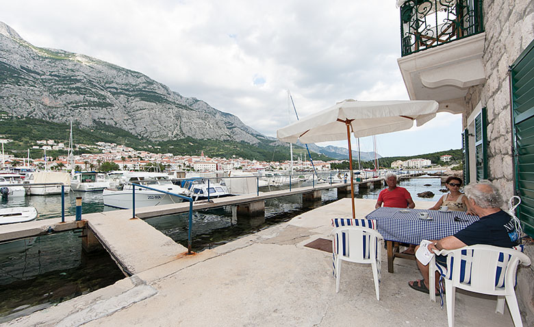 Apartments Columba, Makarska - terrace