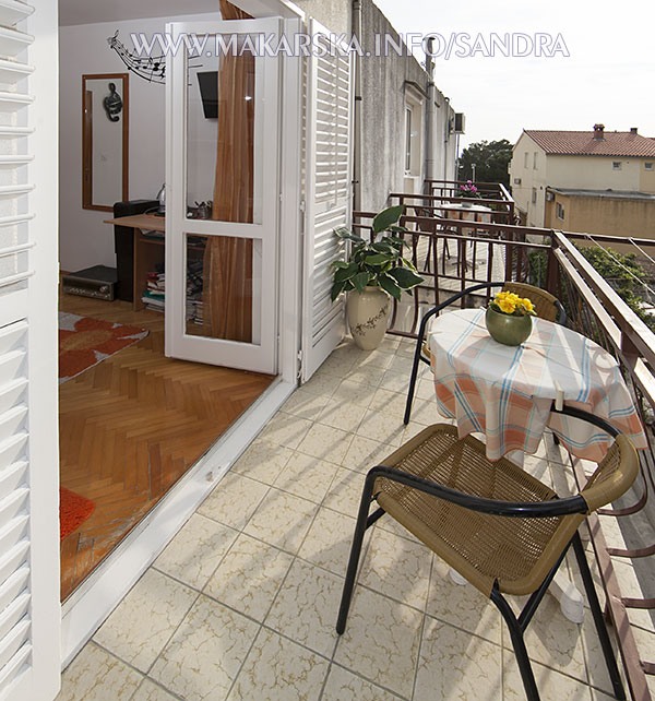 balcony - apartments Sandra, Makarska